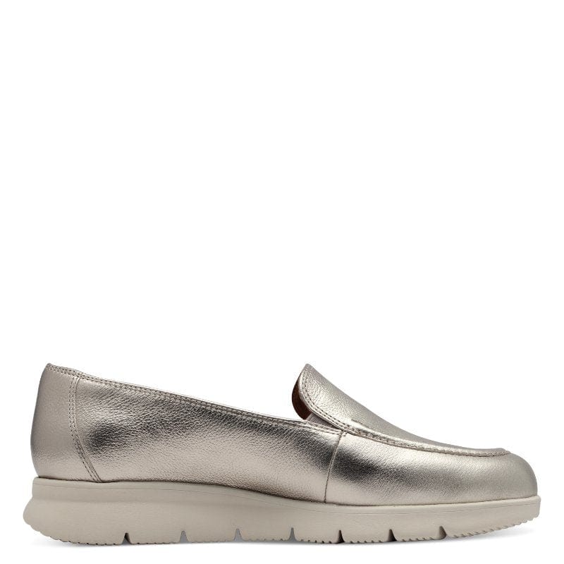Tamaris Womens Tamaris Womens Gold Slip-on Shoes 1-24629-44