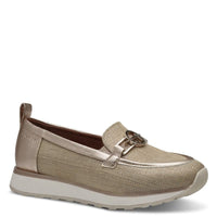 Tamaris Womens Tamaris Womens Gold Slip-on Shoes 1-24750-44