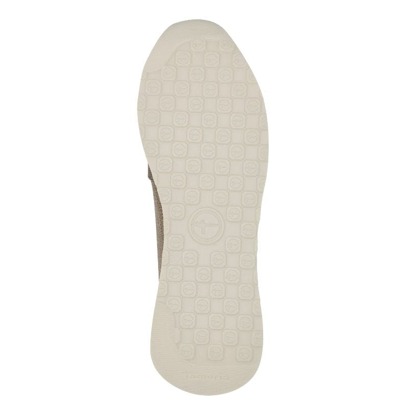 Tamaris Womens Tamaris Womens Gold Slip-on Shoes 1-24750-44