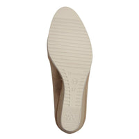 Tamaris Womens Tamaris Womens Gold Wedge Shoe 1-22323-44