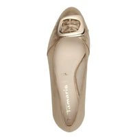 Tamaris Womens Tamaris Womens Gold Wedge Shoe 1-22323-44