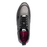 Tamaris Womens Tamaris Womens Grey Essentials Lace Up Fashion Trainer 1-23732-41