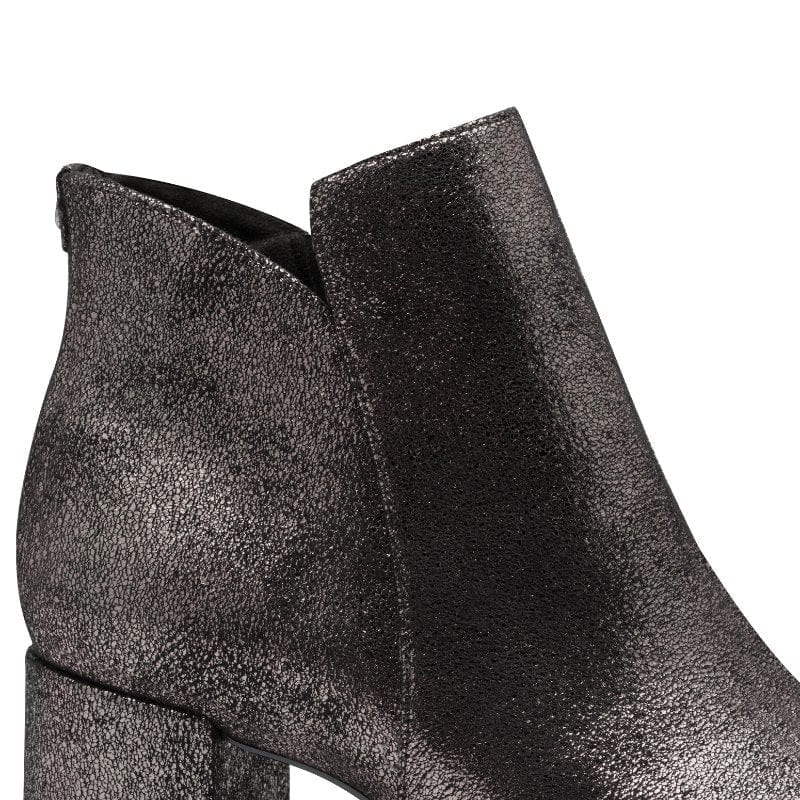 Tamaris Womens Tamaris Womens Grey Side Zip High Ankle Boots 1-25354-43