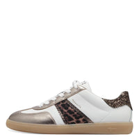 Tamaris Womens Tamaris Womens Leopard Lace-up Shoe 1-23624-43