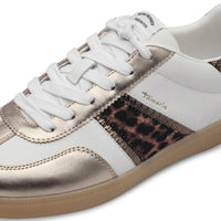 Tamaris Womens Tamaris Womens Leopard Lace-up Shoe 1-23624-43