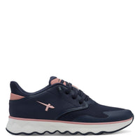 Tamaris Womens Tamaris Womens Navy Lace Up Fashion Trainer 1-23700-44