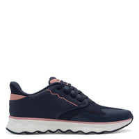 Tamaris Womens Tamaris Womens Navy Lace Up Fashion Trainer 1-23700-44