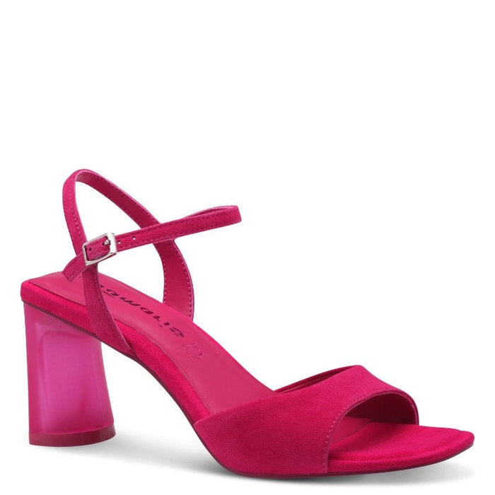 Tamaris Womens Tamaris Womens Pink High-Heel Sandal 1-28340-44