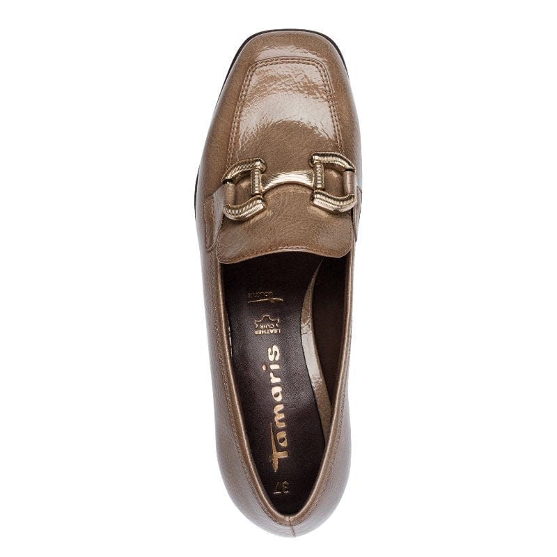 Tamaris Womens Tamaris Womens Taupe Slip-On Shoes 1-24316-43