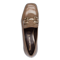 Tamaris Womens Tamaris Womens Taupe Slip-On Shoes 1-24316-43