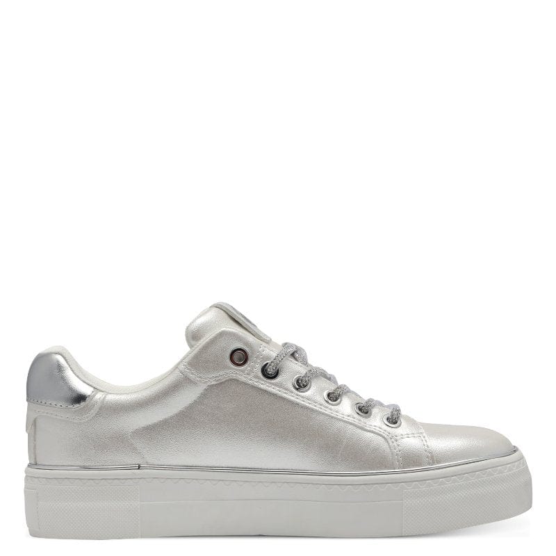 Tamaris Womens Tamaris Womens White Comfort Trainer 1-23751-44