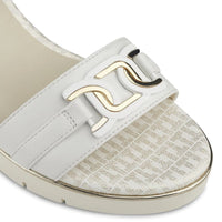 Tamaris Womens Tamaris Womens White High-Heel Sandal 1-28702-42