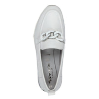 Tamaris Womens Tamaris Womens White Slip-on Shoes 1-24711-42