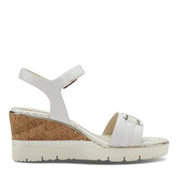 Tamaris Womens WHITE / 4UK Tamaris Womens White High-Heel Sandal 1-28702-42