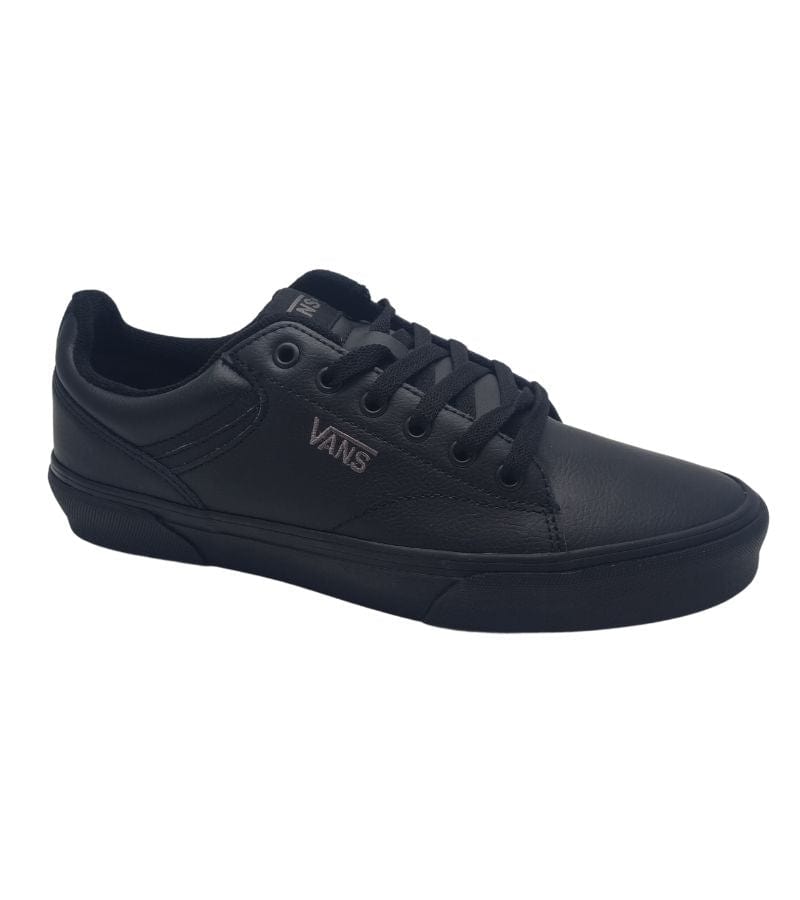 Vans Mens BLACK / 7UK Vans Mens Black Seldan School Shoe VN0A4TZE11I1