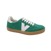 Victoria Womens GREEN / 4UK Victoria Womens Green Lace-up Fashion Trainer - 1126212