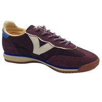 Victoria Womens Victoria Womens Burgundy Lace-up Fashion Trainer - 1158101