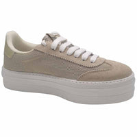 Victoria Womens Victoria Womens Gold Lace-up Fashion Trainer - 1092174