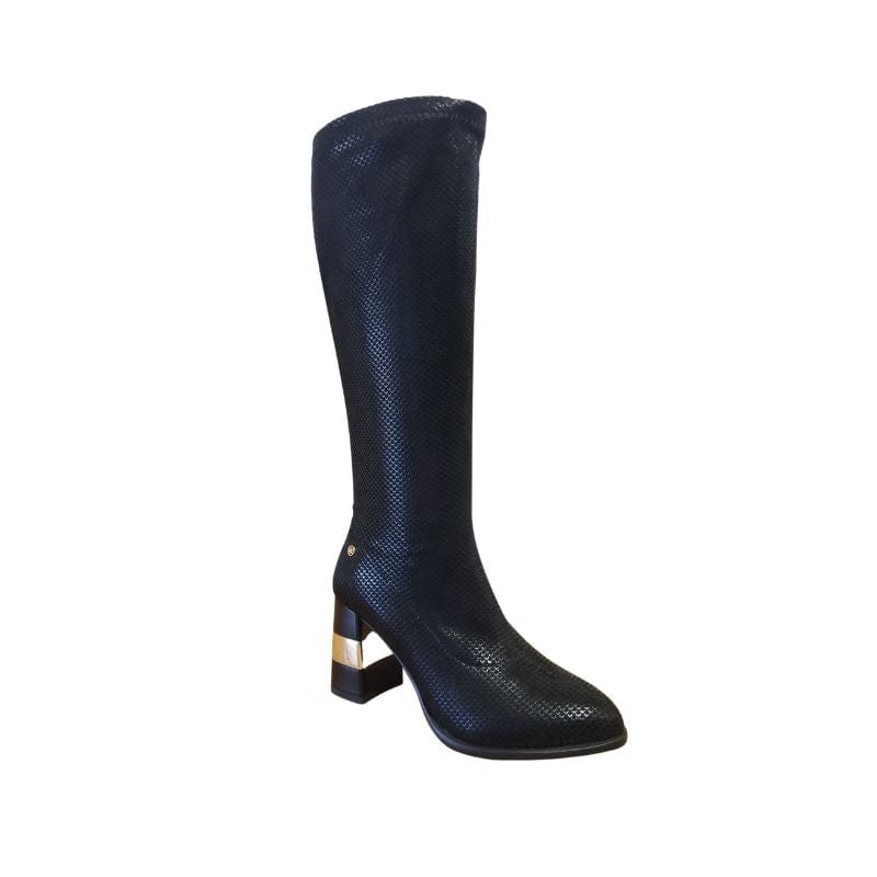 Zanni & Co Womens 3UK / BLACK Zanni & Co Womens Black Kneeboot - Aibetsu-One
