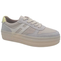 Zanni & Co Womens BEIGE / 3UK Drilleys Womens Chunky Beige Outsole Fashion Trainer - Ninety Three