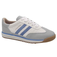Zanni & Co Womens BLUE / 3UK Drilleys Womens Blue Addidas Inspired Trainer - Seventy Three