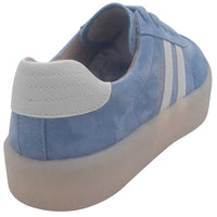 Zanni & Co Womens Drilleys Womens 2 Stripe Blue Fashion Trainer - Fifty Four