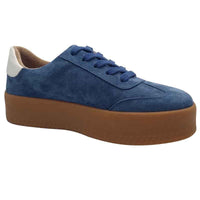 Zanni & Co Womens Drilleys Womens Blue Chunky Sole Trainer - Eighty Four