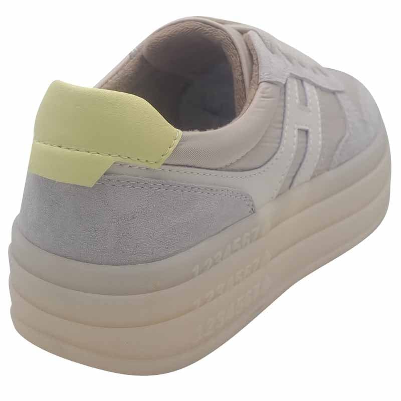 Zanni & Co Womens Drilleys Womens Chunky Beige Outsole Fashion Trainer - Ninety Three