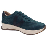 Zanni & Co Womens Drilleys Womens Green Comfort Trainer - Fourty Six
