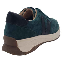 Zanni & Co Womens Drilleys Womens Green Comfort Trainer - Fourty Six