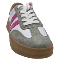 Zanni & Co Womens Drilleys Womens Grey Chunky Outsole Trainer - Fifty