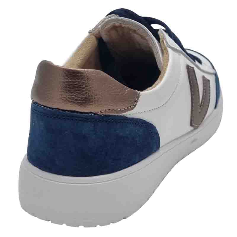 Zanni & Co Womens Drilleys Womens Navy Combo Fashion Trainer - Eighty One