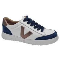 Zanni & Co Womens Drilleys Womens Navy Combo Fashion Trainer - Eighty One