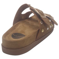 Zanni & Co Womens Drilleys Womens Tan Double Strap Fashion Sandal - Ninety Seven