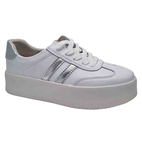 Zanni & Co Womens Drilleys Womens White Chunky Fashion Trainer - Seventy Eight