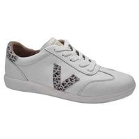Zanni & Co Womens Drilleys Womens White Chunky Outsole Trainer - Fifty