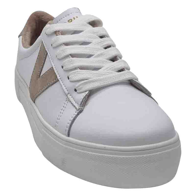 Zanni & Co Womens Drilleys Womens White Chunky Trainer - Fifty