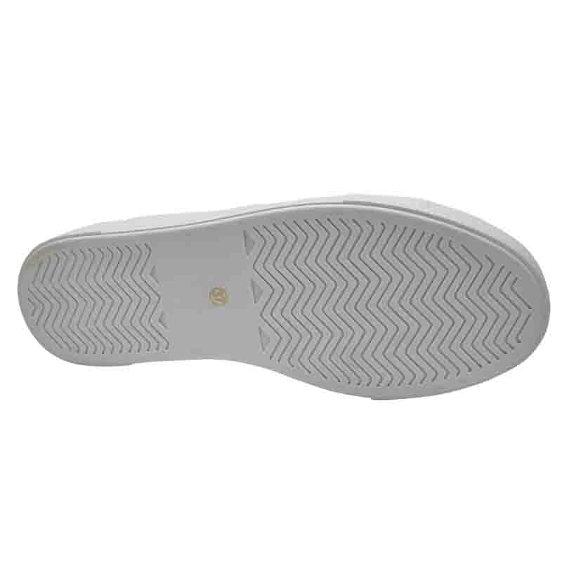 Zanni & Co Womens Drilleys Womens White Chunky Trainer - Fifty