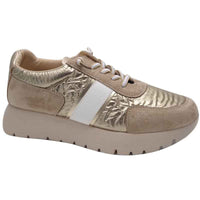 Zanni & Co Womens GOLD / 3UK Zanni & Co Womens Lightweight Gold Fashion Trainer - Rakhakot