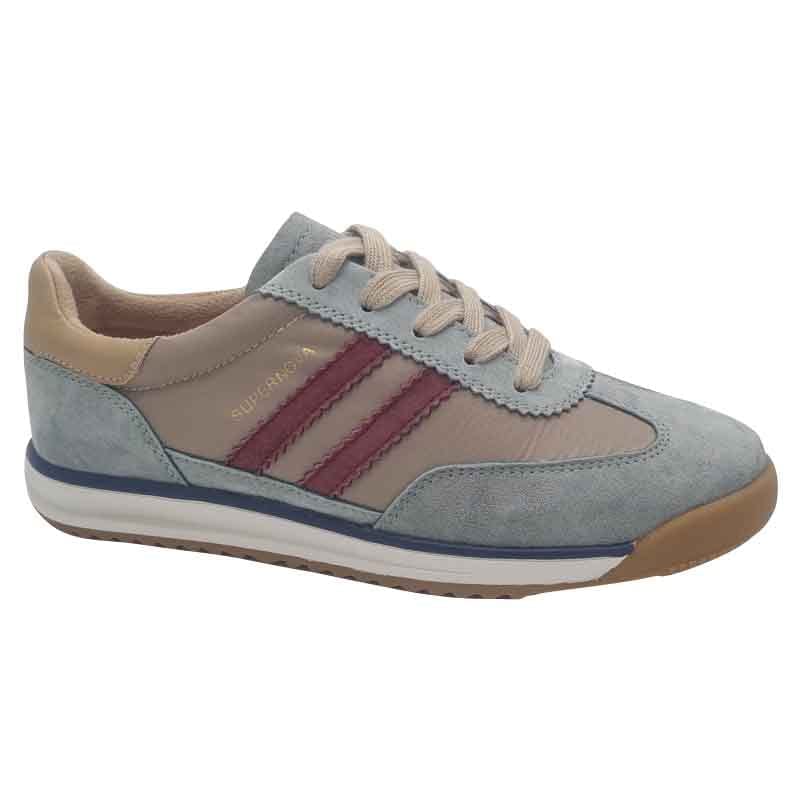 Zanni & Co Womens GREEN / 3UK Drilleys Womens Green Addidas Inspired Trainer - Seventy Three