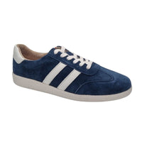 Zanni & Co Womens NAVY / 3UK Drilleys Womens Navy Low Profile Trainer - Fifty Three