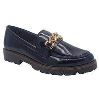 Zanni & Co Womens NAVY / 3UK Zanni & Co Womens Navy Slip-On Loafer - Daqia One