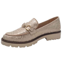 Zanni & Co Womens NUDE / 3UK Zanni & Co Womens Nude Animal Print Loafer - Saphin