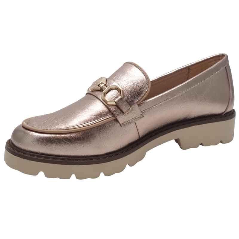 Zanni & Co Womens ROSE GOLD / 3UK Zanni & Co Womens Rose Gold Loafer - Saphin