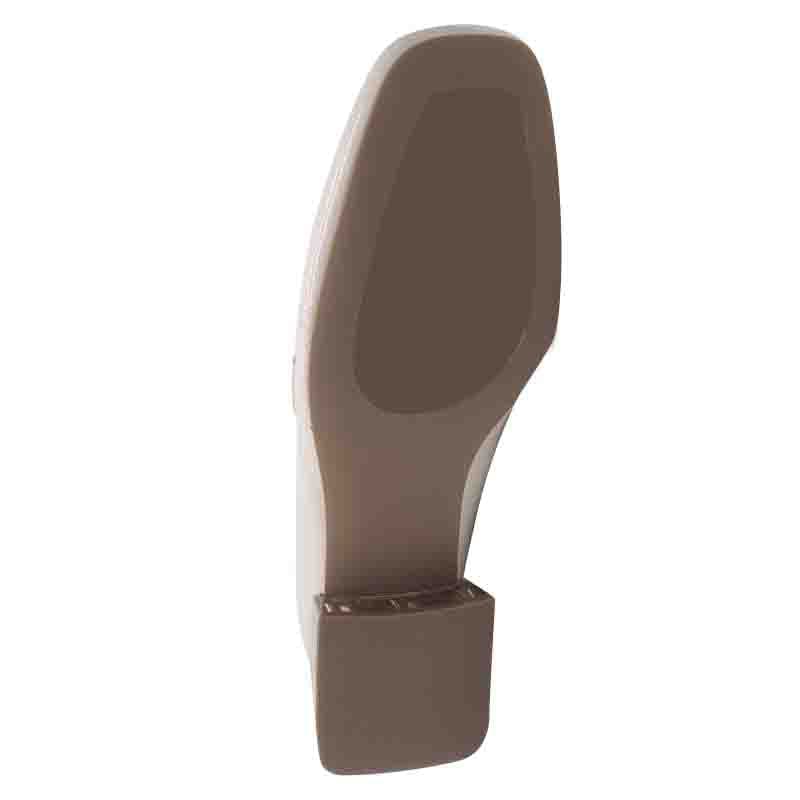 Zanni & Co Womens Zanni & Co Cream Dressy Slip On Block Heel Loafer - Zuluk