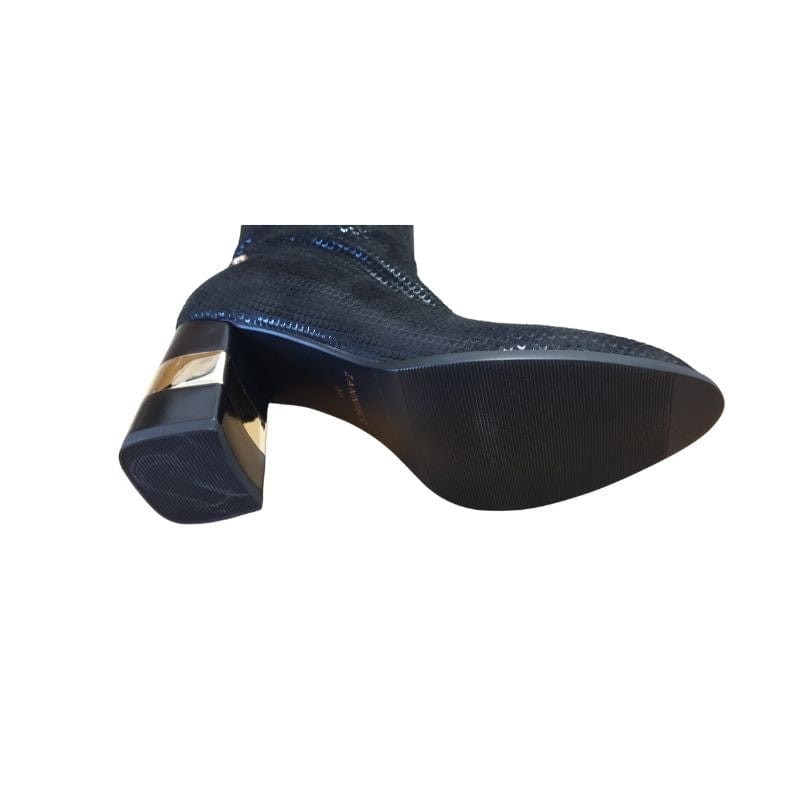 Zanni & Co Womens Zanni & Co Womens Black Kneeboot - Aibetsu-One