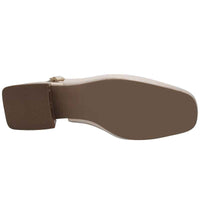 Zanni & Co Womens Zanni & Co Womens Cream Patent Low Heel Dressy Slingback Shoes - Diraz