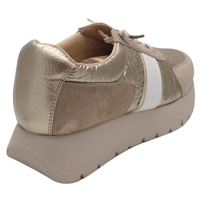 Zanni & Co Womens Zanni & Co Womens Lightweight Gold Fashion Trainer - Rakhakot