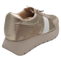 Zanni & Co Womens Zanni & Co Womens Lightweight Gold Fashion Trainer - Rakhakot