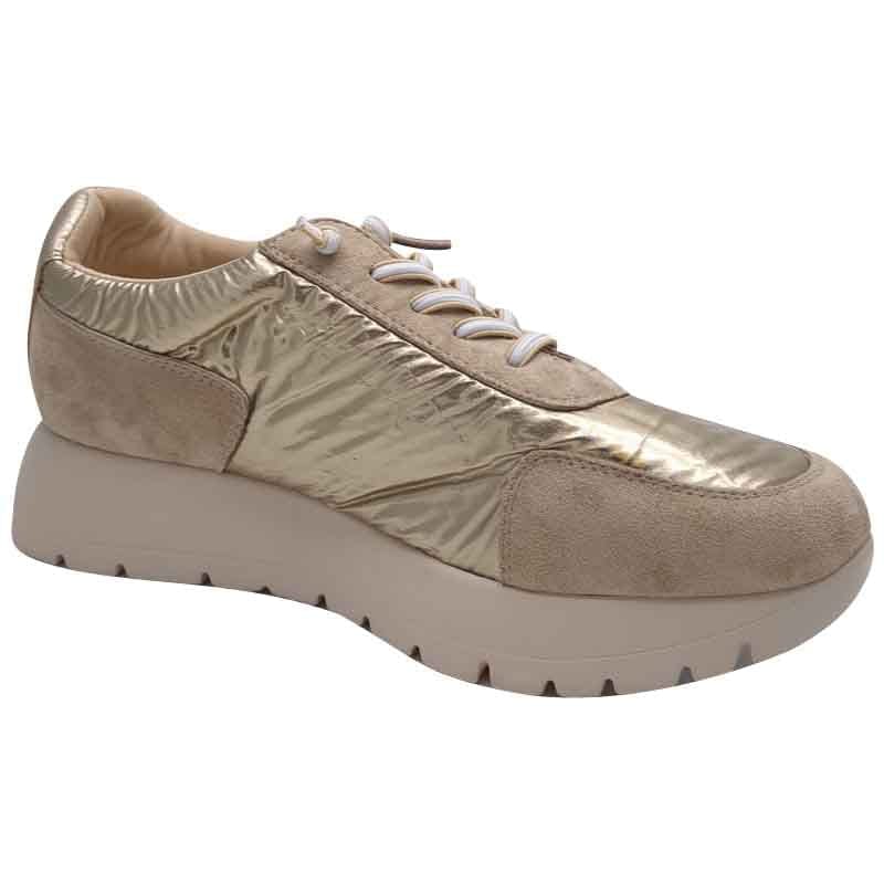 Zanni & Co Womens Zanni & Co Womens Lightweight Gold Fashion Trainer - Rakhakot
